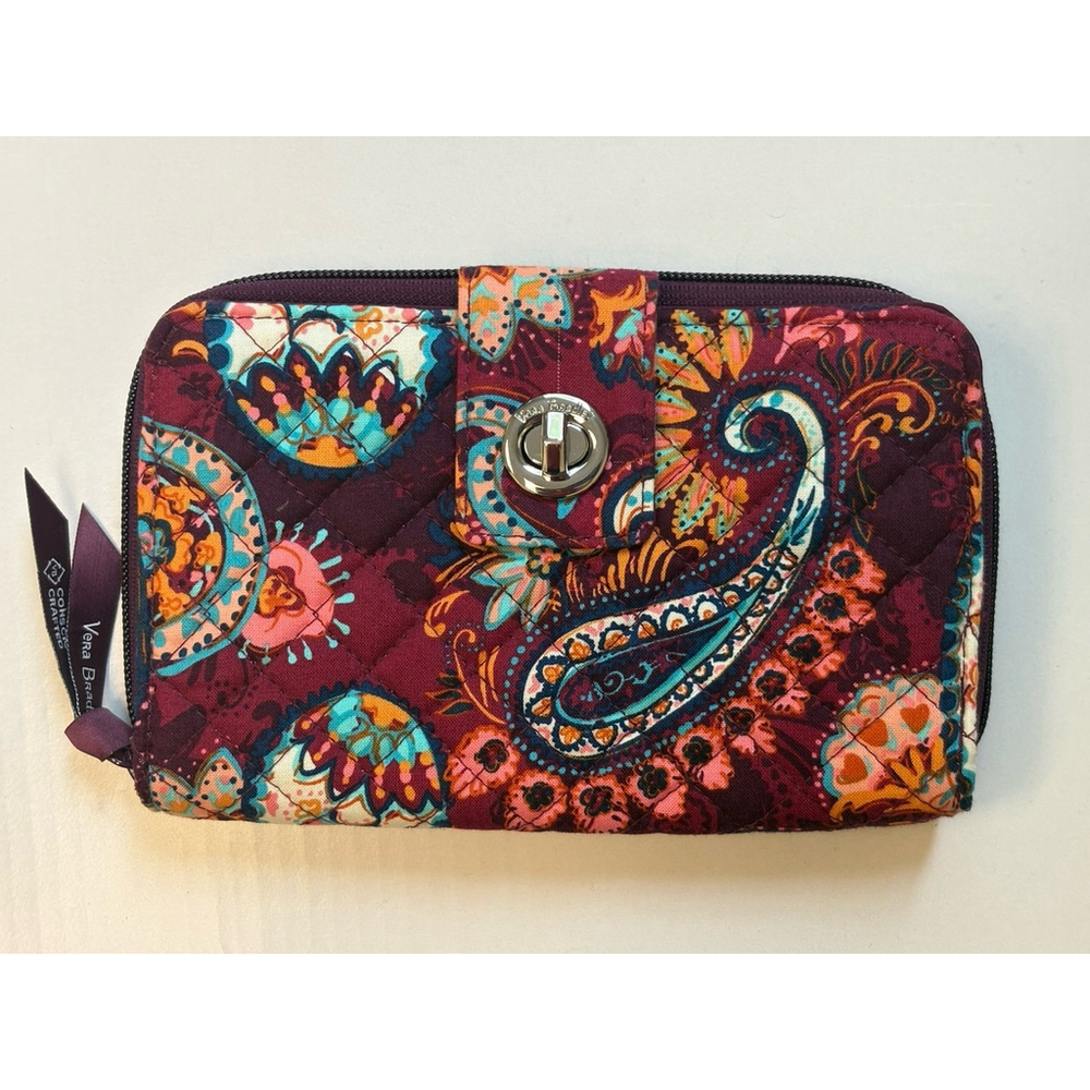 Vera Bradley NEW Jamboree Wallet Multi Color Quilted